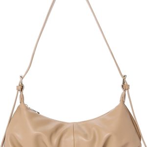 Shoulder Bag,Purses for Women Dumpling Small Hobo Bags Vegan Leather Ladies Clutch with Adjustable Strap