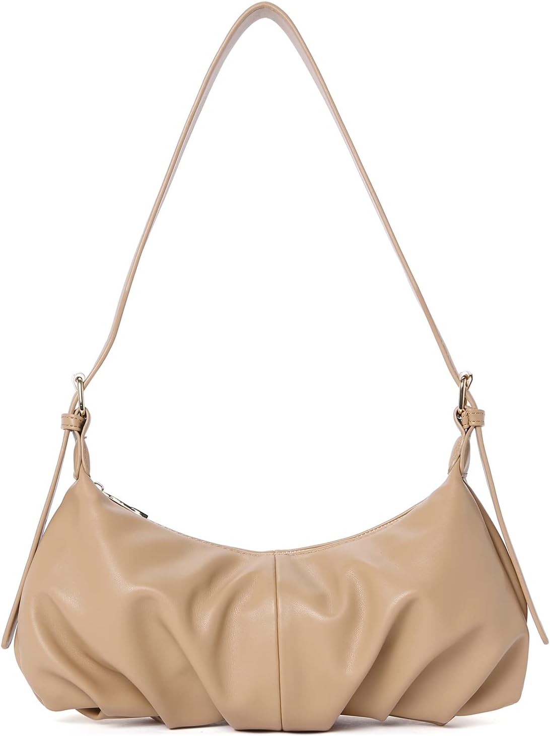 Shoulder Bag,Purses for Women Dumpling Small Hobo Bags Vegan Leather Ladies Clutch with Adjustable Strap