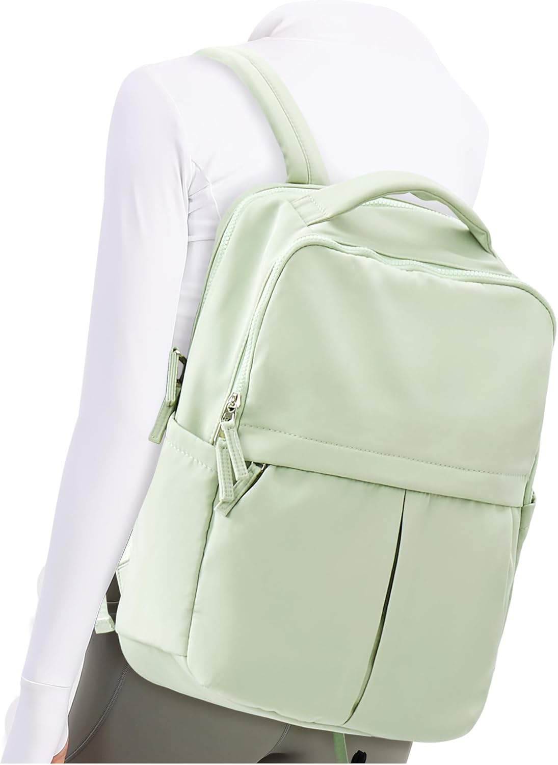 Laptop Backpack for Women Gym Work Teacher Backpack for Men Lightweight Commuter Backpack with Laptop Compartment Large Travel Backpack Casual Daypack Backpacks Green