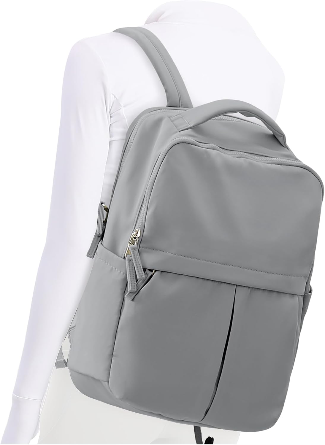 Laptop Backpack for Women Gym Work Teacher Backpack for Men Lightweight Commuter Backpack with Laptop Compartment Large Travel Backpack Casual Daypack Backpacks Grey