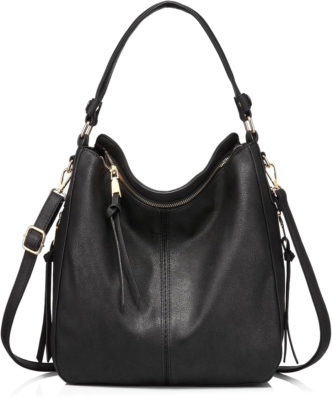 Handbags for Women Large Designer Ladies Hobo bag Bucket Purse Faux Leather